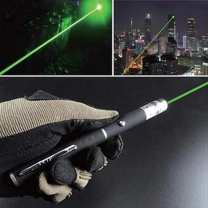 Powerful Laser Pointer Pen Beam Light 10Mw 650Nm Presentation Pointer - Green Laser Pointer for Kids Best Gift