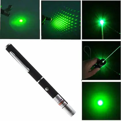 Powerful Laser Pointer Pen Beam Light 10Mw 650Nm Presentation Pointer - Green Laser Pointer for Kids Best Gift