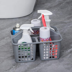 Multi-Compartment Plastic Bathroom Shower Caddy