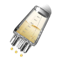 Transparent Hair Oil Applicator with Nozzles