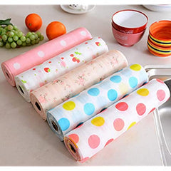 Kitchen Polka Dot Foamic Shelf Liner (45x150cm)