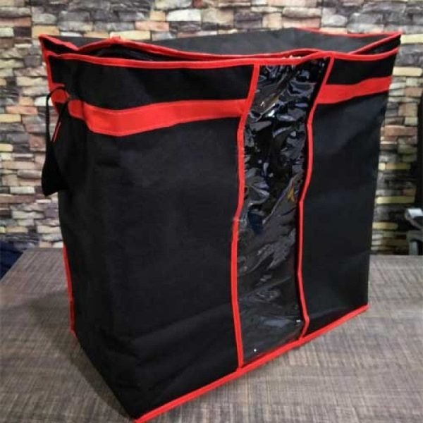 Black Foldable Blanket & Wardrobe Storage Bag