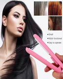 Portable Mini Hair Straightener with Ceramic Plates