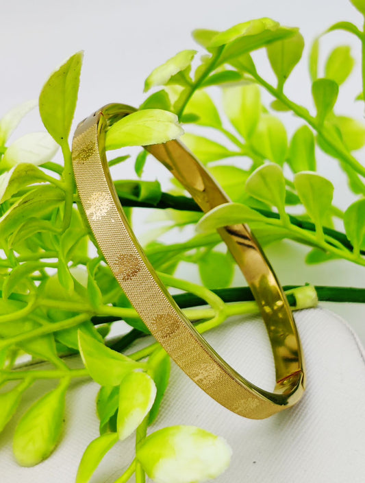 Cartier-Inspired Adjustable and Imported Gold Bangle Bracelet | Best Quality Bracelet For Girls & Women | Artificial Bracelet