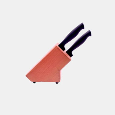 Wooden Kitchen Knife Block & Display Stand