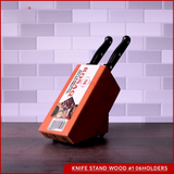 Wooden Kitchen Knife Block & Display Stand