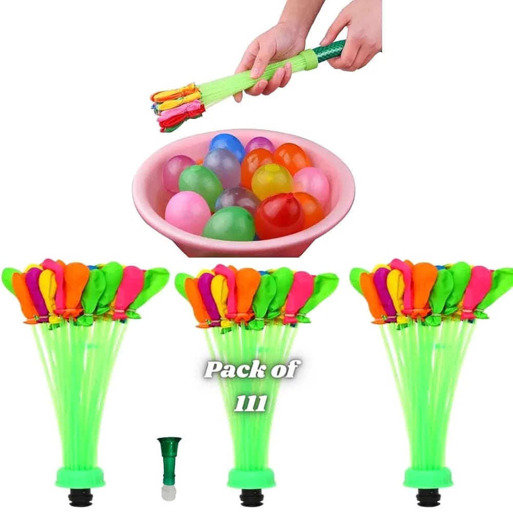 111-Piece Automatic Self-Sealing Water Balloons