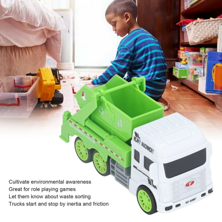 Inertial Plastic Recycling Garbage Truck Toy