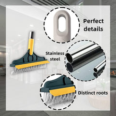 2 In 1 Floor Cleaning Brush Bathroom Tile Windows Floor Cleaning Brush With 120° Rotatable Head – Multipurpose Bathroom Floor Cleaning Brush – Floor Brush Scrubber | Floor Cleaning Brush