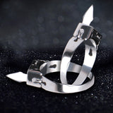Stainless Steel Self-Defense Hidden Blade Ring