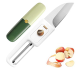 2-in-1 Stainless Steel Fruit Knife & Peeler