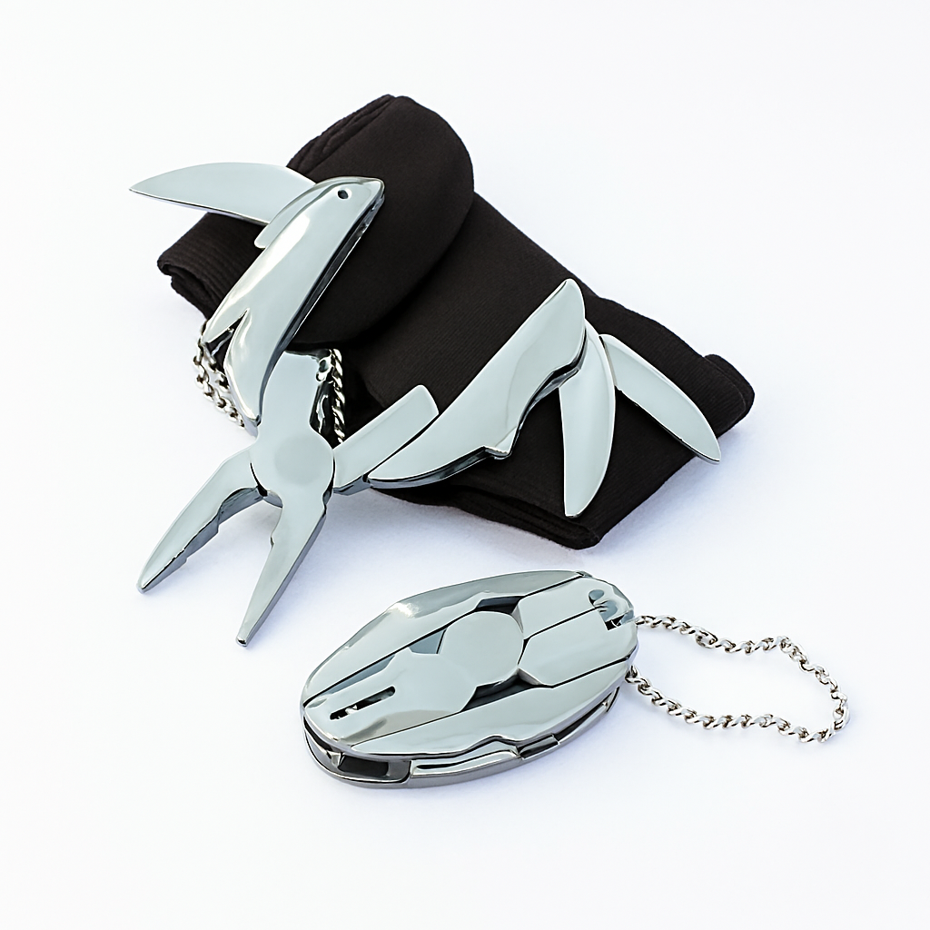 Portable Stainless Steel Outdoor Multi-Tool Plier