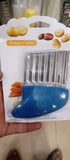 Stainless Steel Wavy French Fry Crinkle Cutter