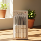 MZ-YOM 12-Piece Serrated Fruit & Vegetable Knife Set