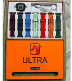 Ultra Smart Watch Bundle with 7 Interchangeable Straps