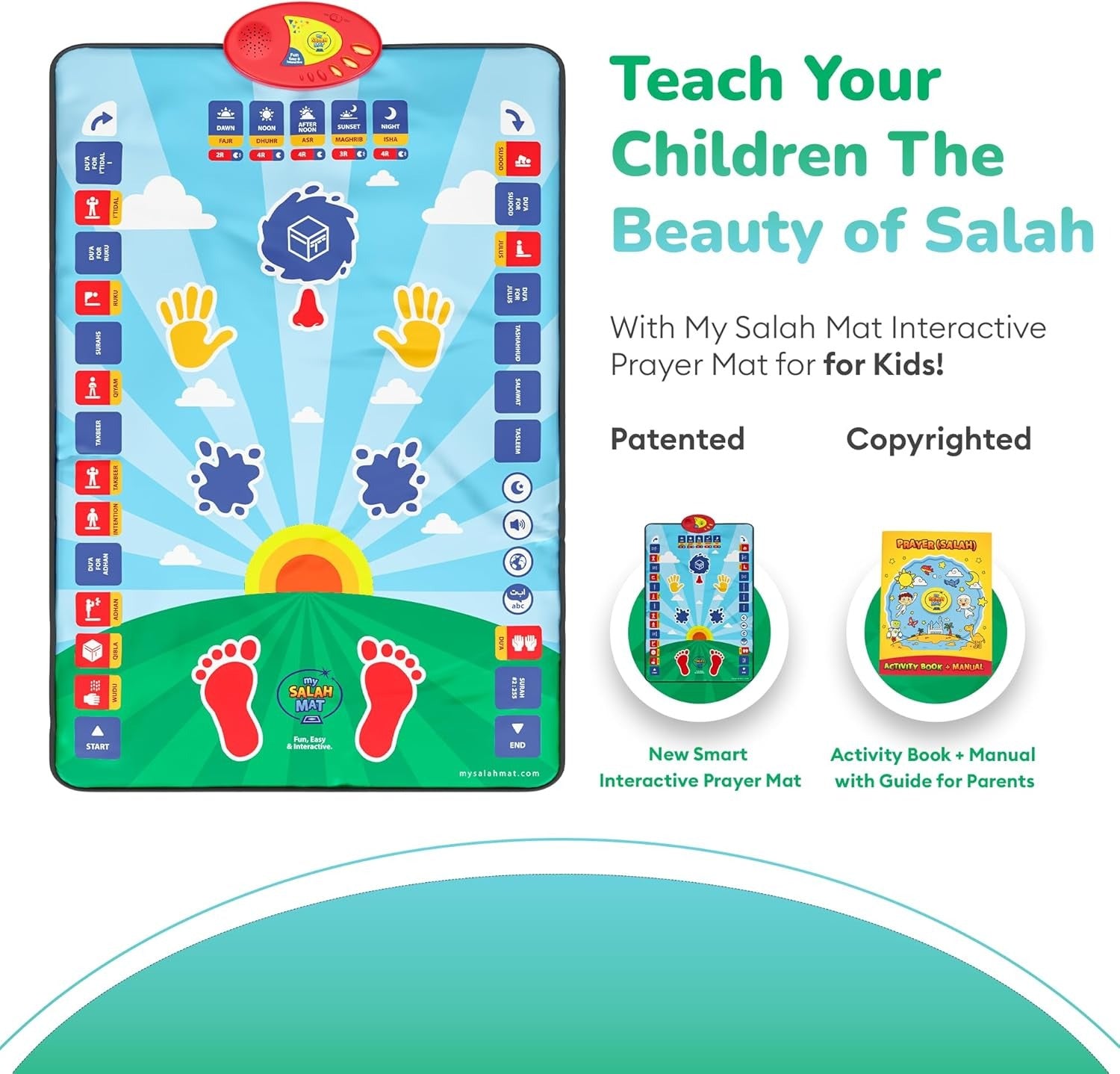 Interactive Educational Kids Prayer Salah Mat