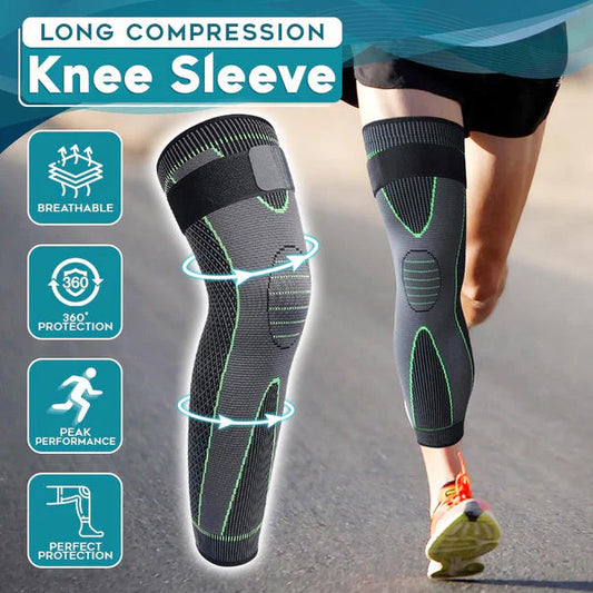 1 Pair - Knee Compression Support Sleeve Elastic Knee Brace For Pain Relief Sports Protection And Joint Stability (Random Color)