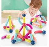 36-Piece Magnetic Building Blocks & Rods STEM Set