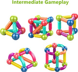 36-Piece Magnetic Building Blocks & Rods STEM Set