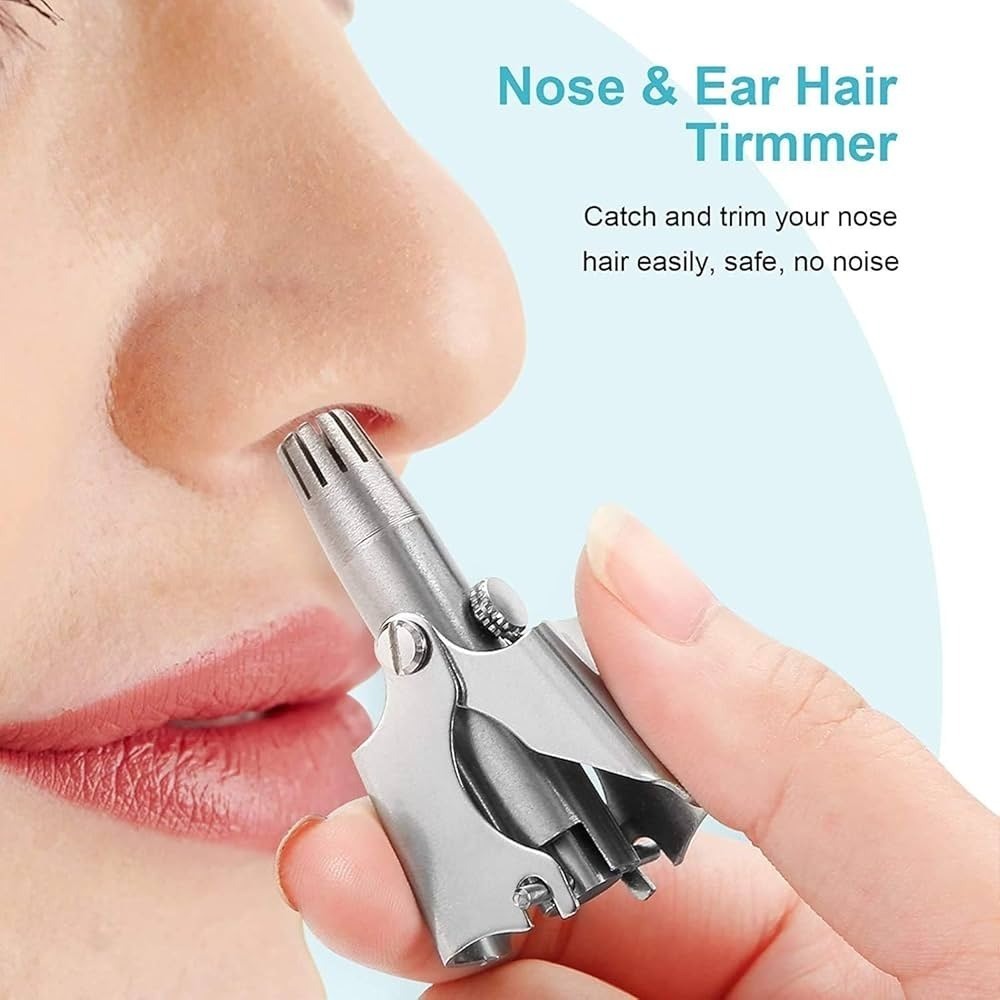 Manual Nose Hair Trimmer Set for Men and Women