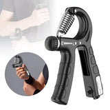 Adjustable Hand Grip Strength Trainer with Counter