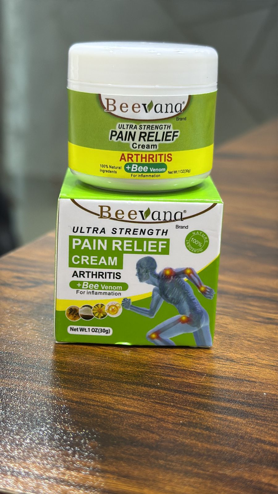 Beewana Pain Relief Cream – Fast-Acting Relief for Muscle, Joint & Back Pain | Soothing Herbal Formula | 30gm