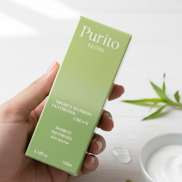 Purito GreenShield Bamboo Infused Skin Defense And Deep Barrier Recovery Cream For Nourished And Protected Skin - 120g