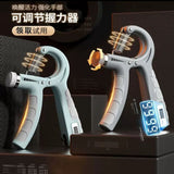 Adjustable Hand Grip Strength Trainer with Counter