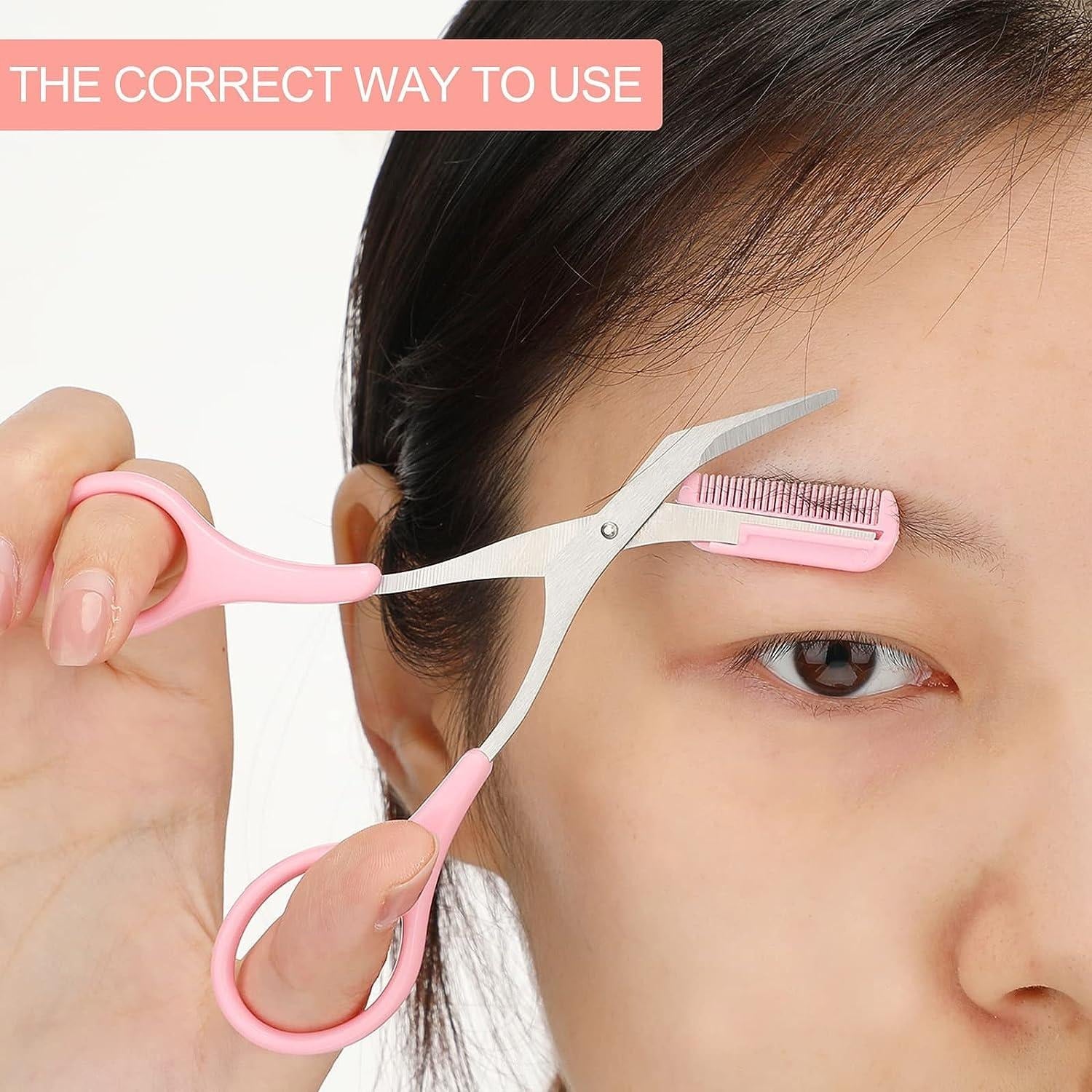 Eyebrow Shaping Scissors with Comb