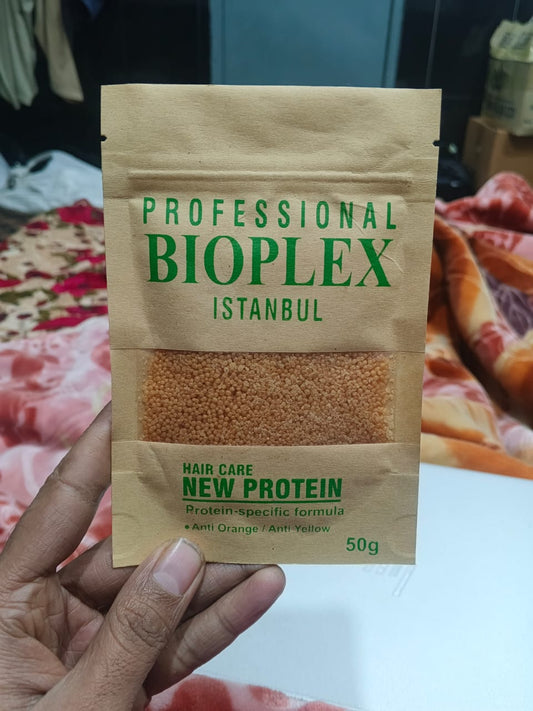 Professional Bioplex Istanbul Protein Hair Treatment – Anti-Orange & Anti-Yellow Toning Care | 50g