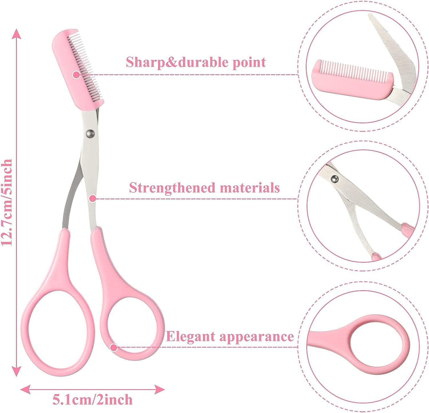 Eyebrow Shaping Scissors with Comb