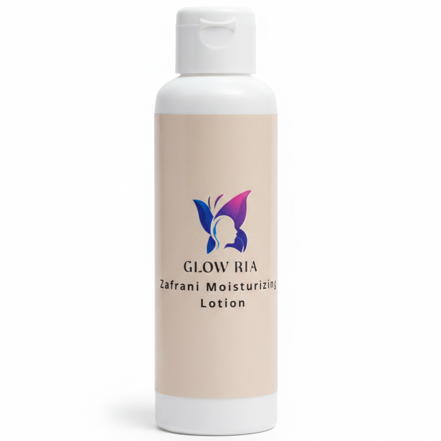 Glow Ria Zafrani Moisturizing Body Lotion – Deep Hydration & Natural Glow, 120 ml