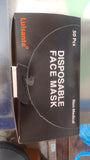 50-Piece Black Disposable Protection Masks
