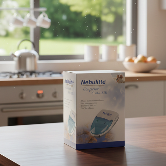Nebulite Compressor Nebulizer Machine With Reliable Performance And Compact Design For Easy Breathing Support