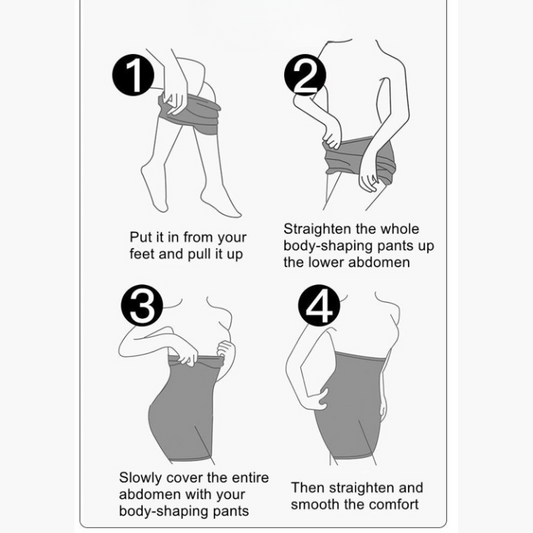 Slim Body Full Body Shaper High Waist Tummy Control Slimming Shorts (ABC-688) | 2XL