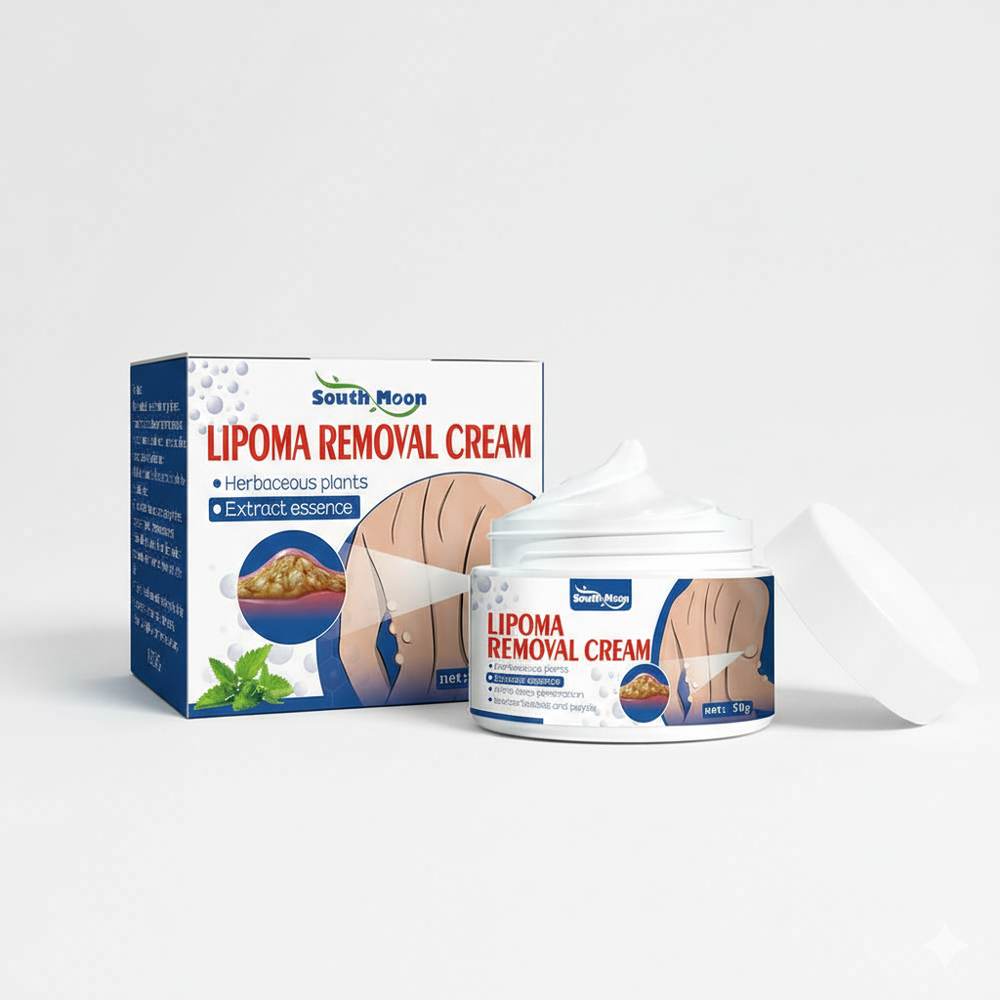 South Moon Lipoma Removal Cream packaging on a white background