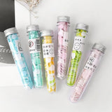 Disposable Flower Paper Soap Sheets with Portable Tube — Travel Size (100 Pcs)