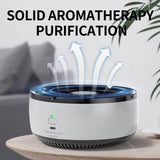 Air purifier with solid aromatherapy purification ash tray
