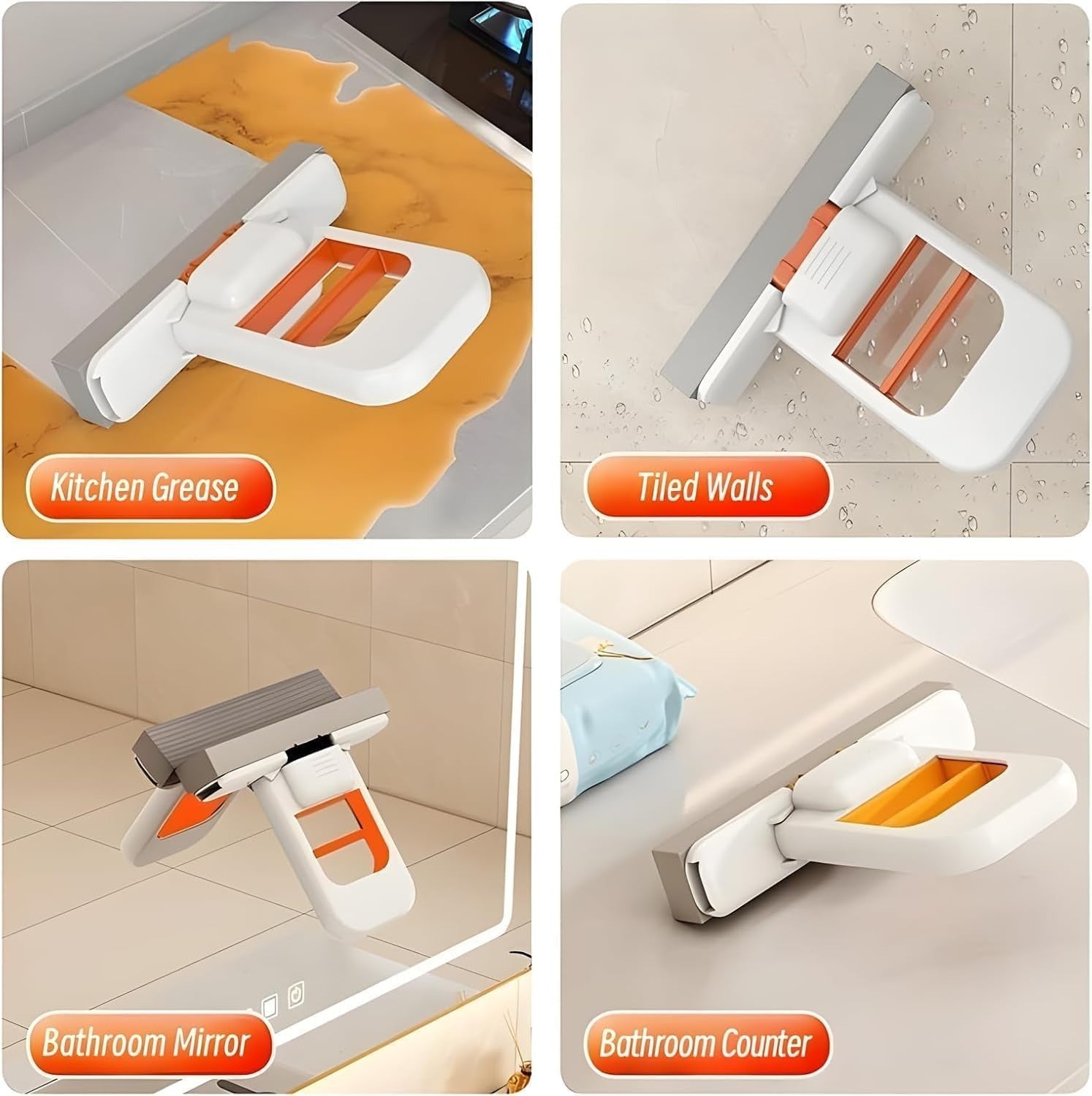 Portable Foldable Mini Self-Squeezing Sponge Mop