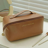 Large Capacity Black Travel Cosmetic Bag