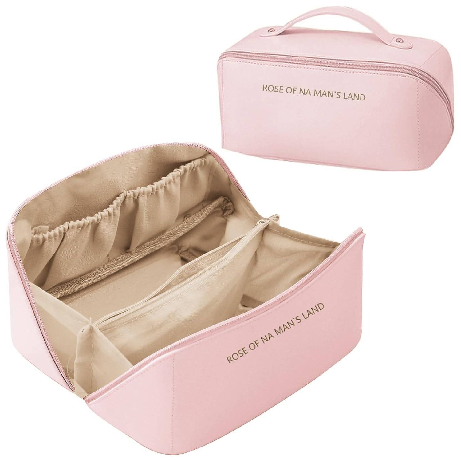Large Capacity Black Travel Cosmetic Bag