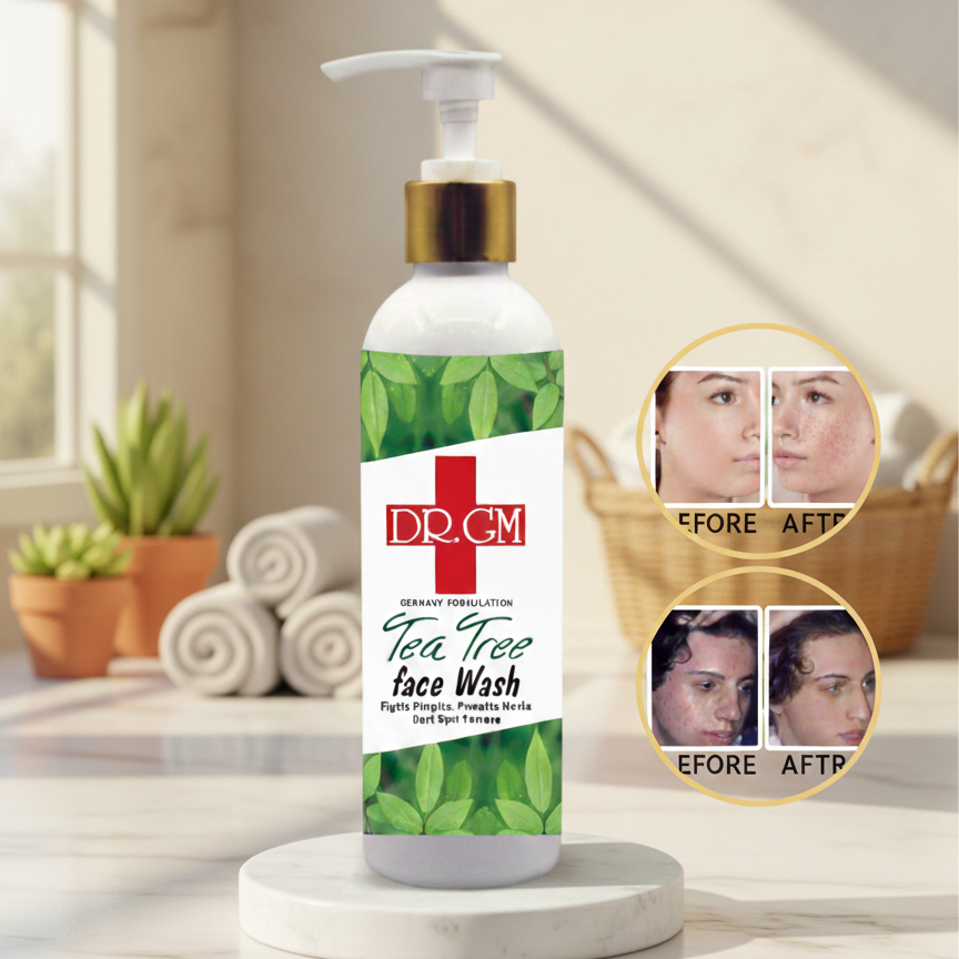 DR.GM Face Wash Tea Tree For Refreshing And Deep Cleansing Skincare