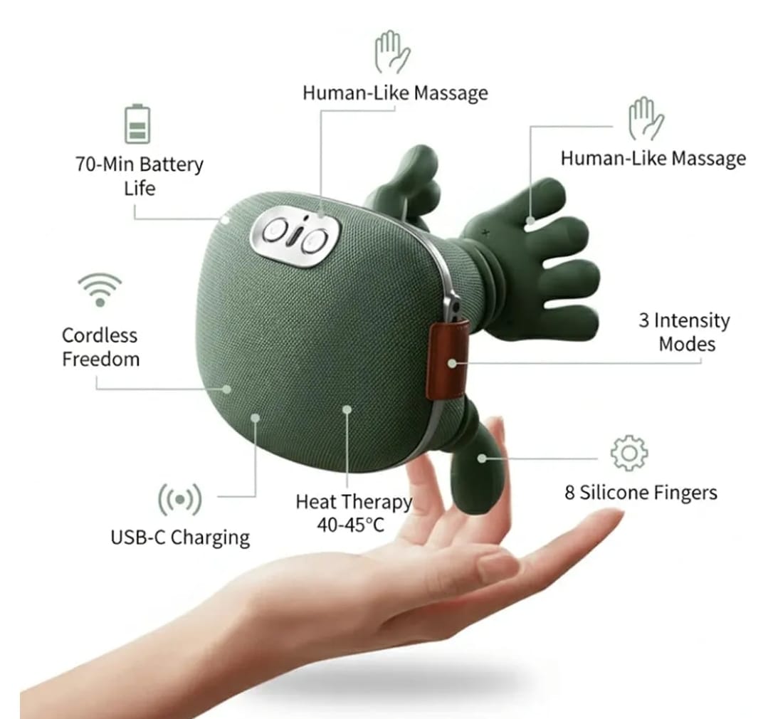 Wireless Heated 4D Neck & Shoulder Massager
