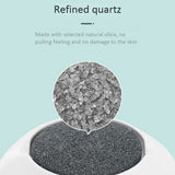 Electric Back Callus Remover with Built-In Vacuum – Rechargeable Foot Grinder for Dead Skin, Cracked Heels & Calluses