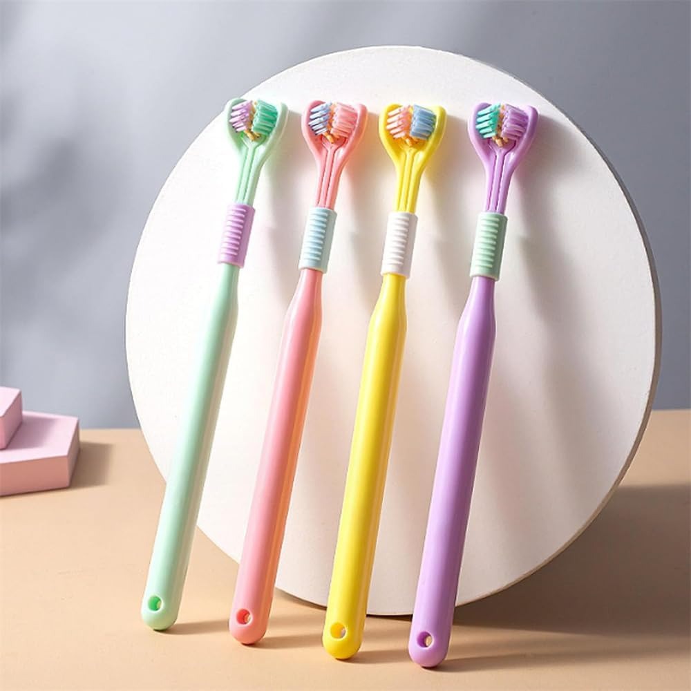3-Sided Ultra-Soft Oral Care Toothbrush (2pc)