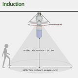 E27 Smart PIR Motion Sensor Lamp Holder