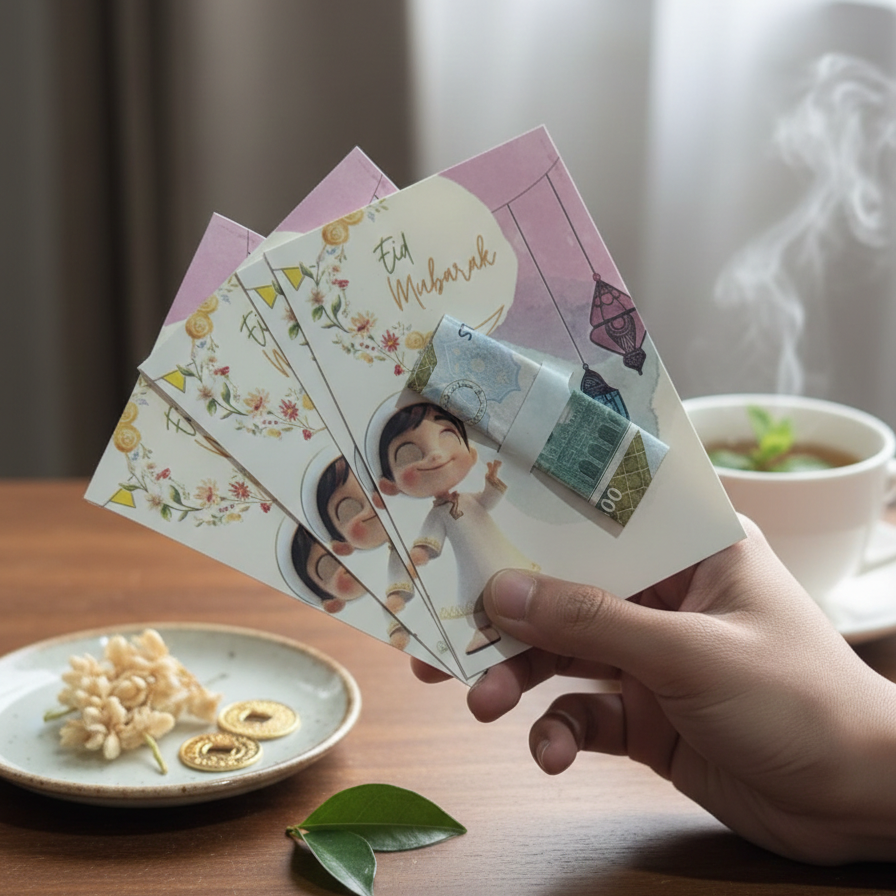 Assorted Eid Greeting Card Pack (10pc)