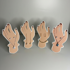 Elegant Jewelry Display Cards (Pack of 4)