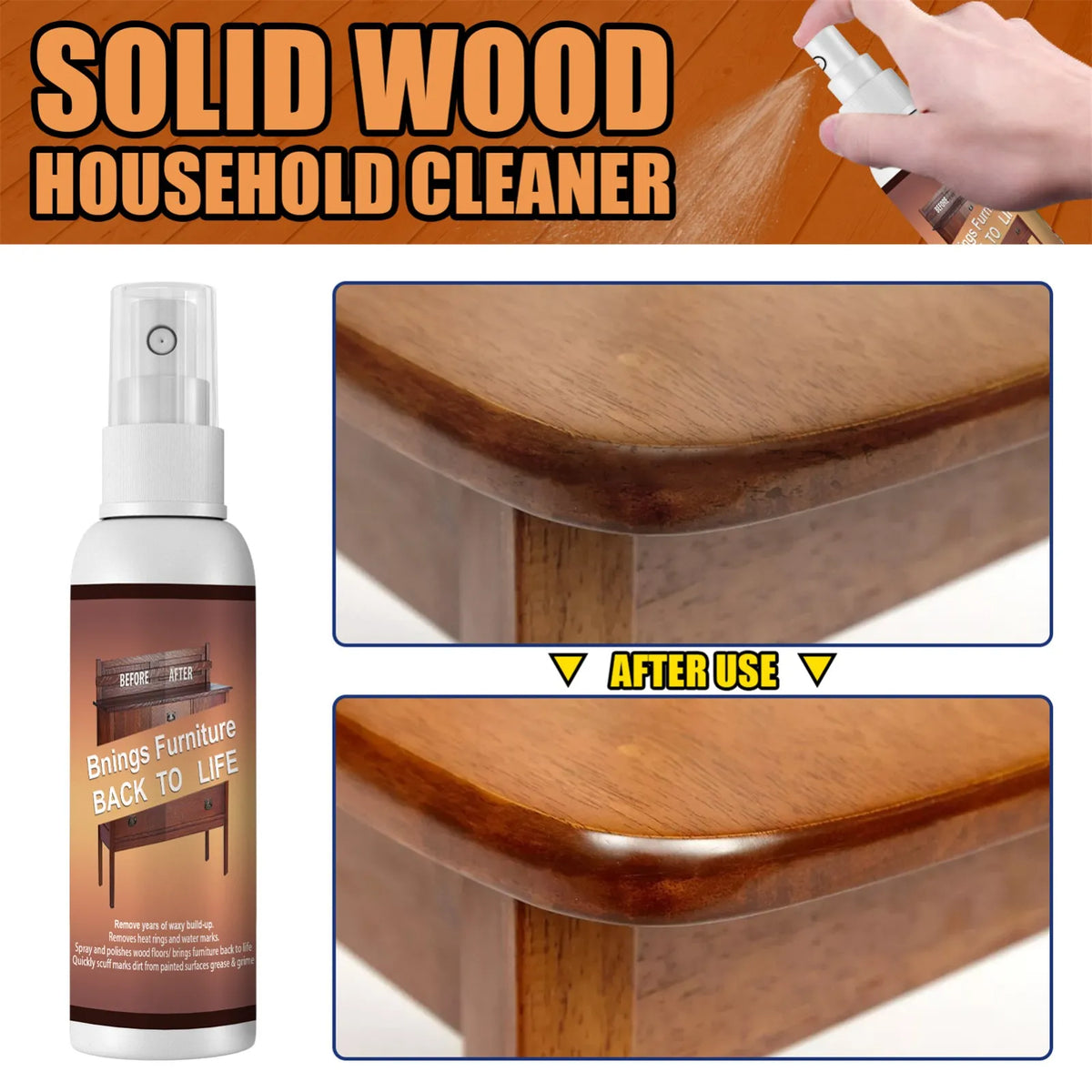 250ml Beeswax Furniture Polish Spray