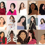Pack of 27 Eidi earring display cards with festive designs for gifting and showcasing earrings.